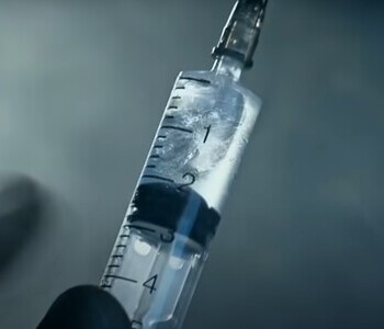 Лечение зависимости от тропикамида в Колпашево Шприц с жидкостью